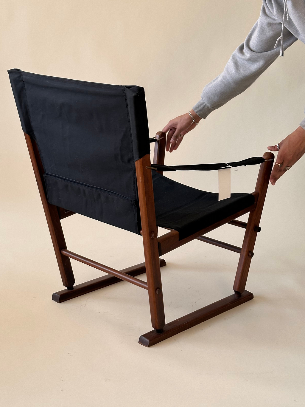 Chaise safari par Gold Metal Furniture