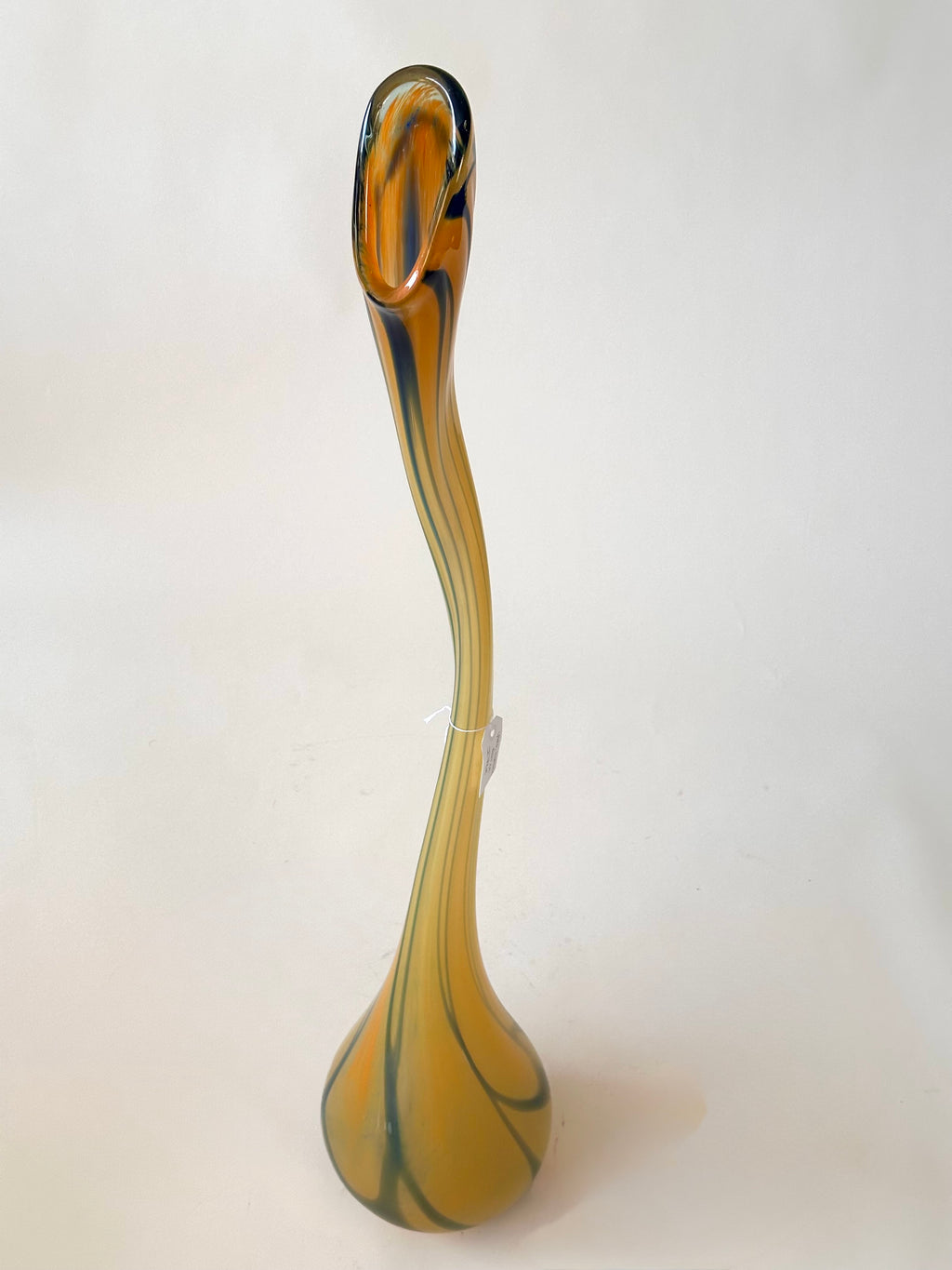 Vase sculptural en verre de Murano, fait en Italie