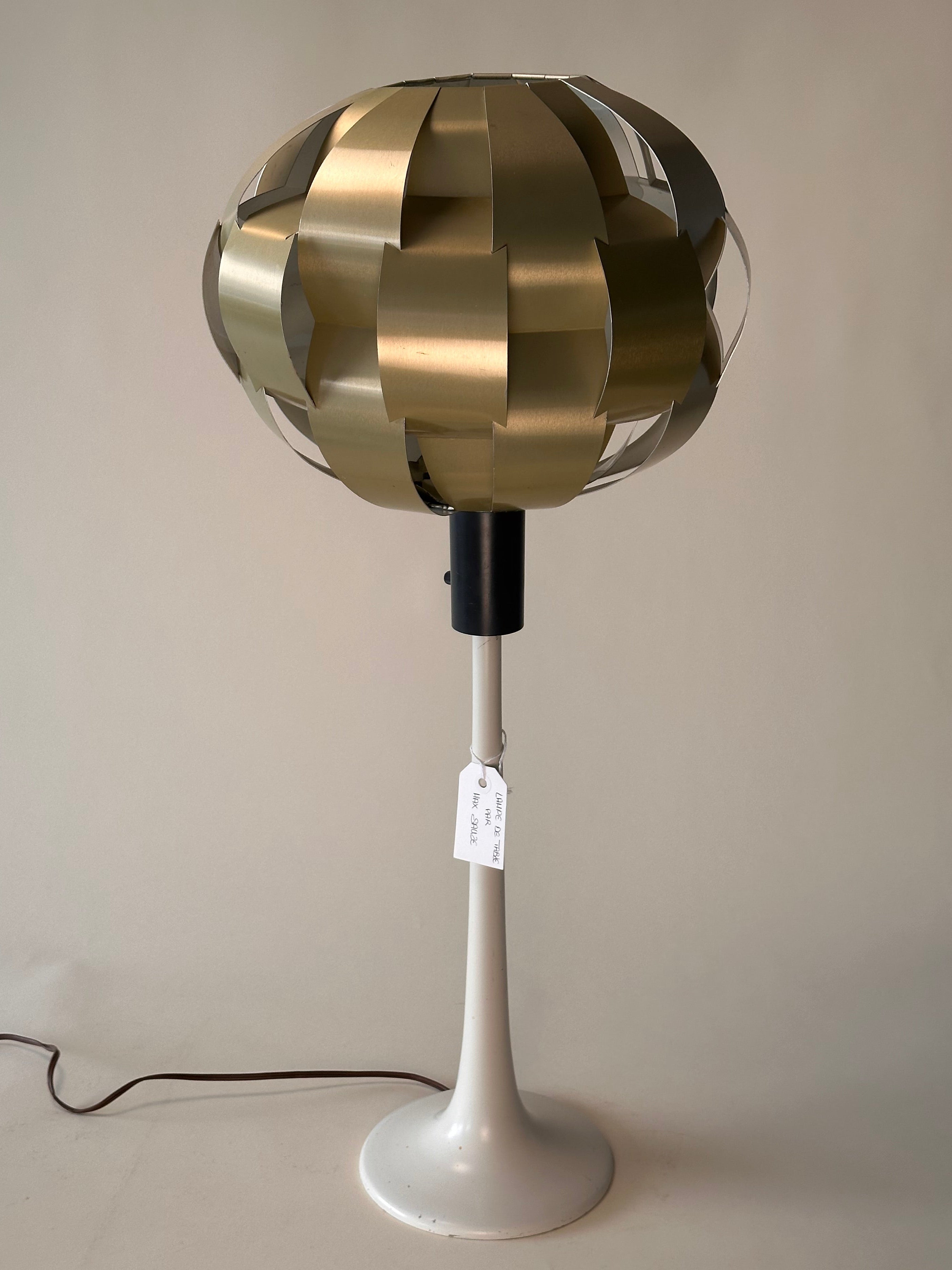 Lampe de table vintage par Max Sauze