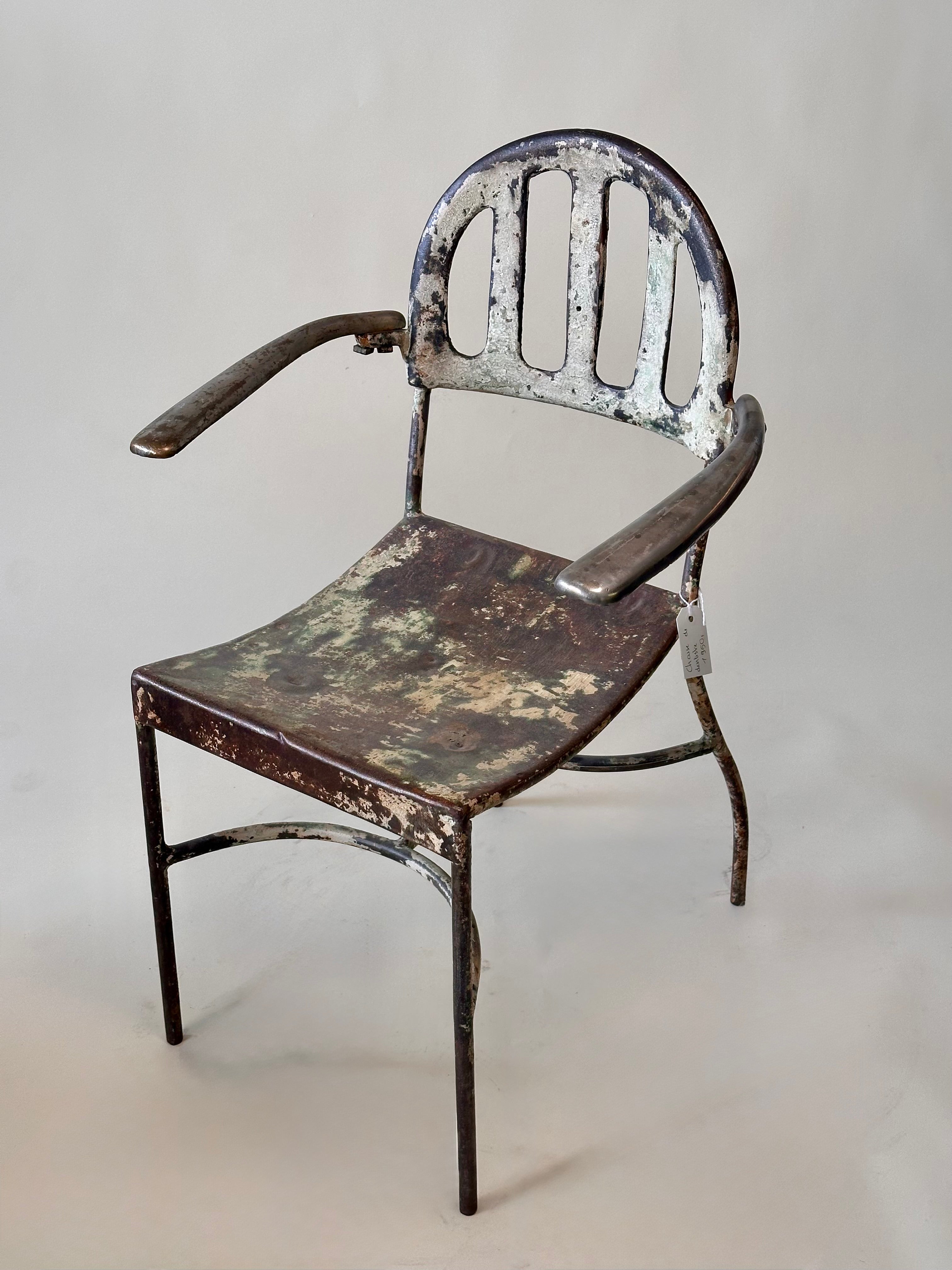 Chaise d’appoint de cabinet dentaire, circa 1930–1950