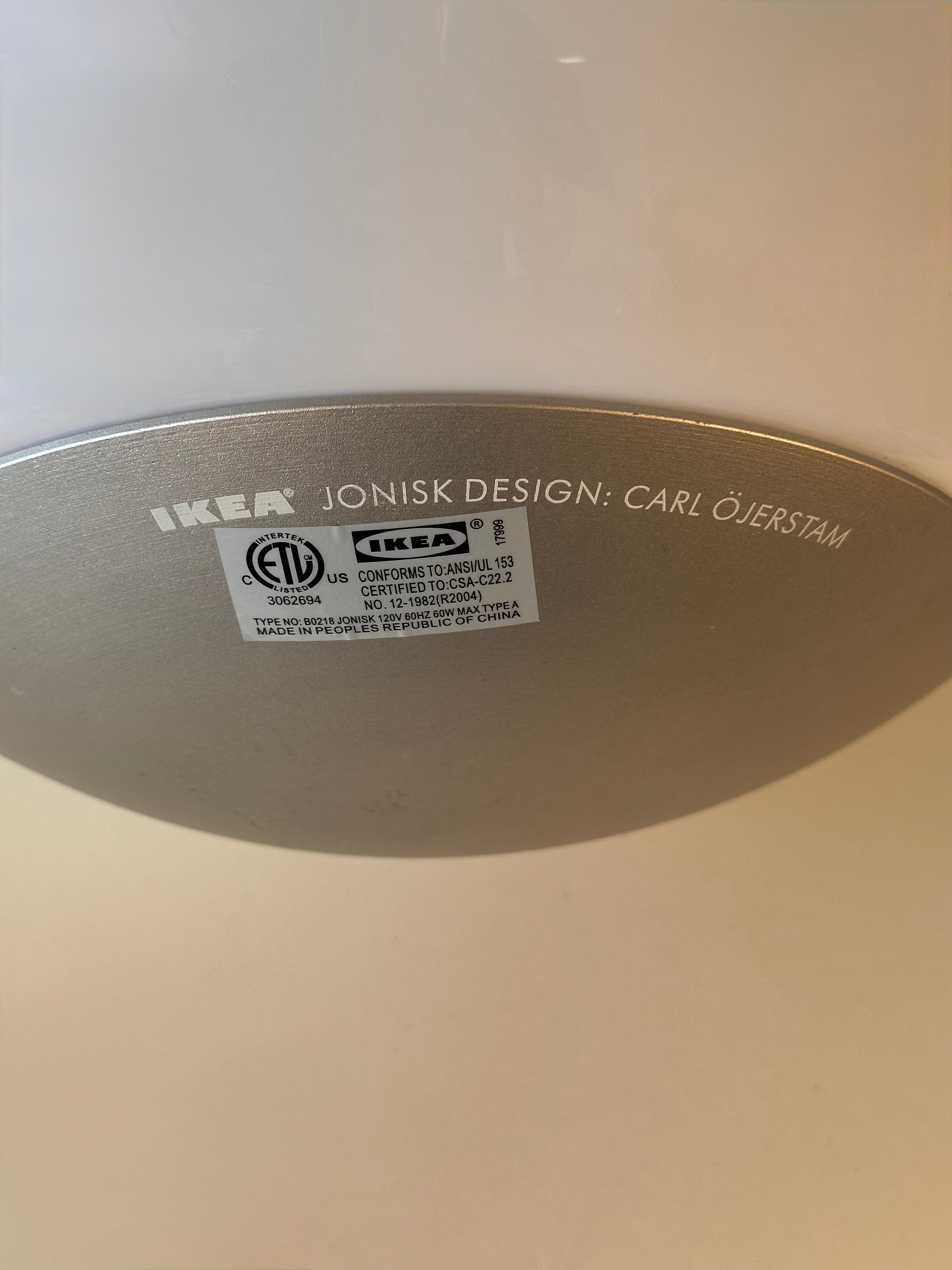 Lampe de table "Jonisk" par Carl Öjerstam pour Ikea, 2002
