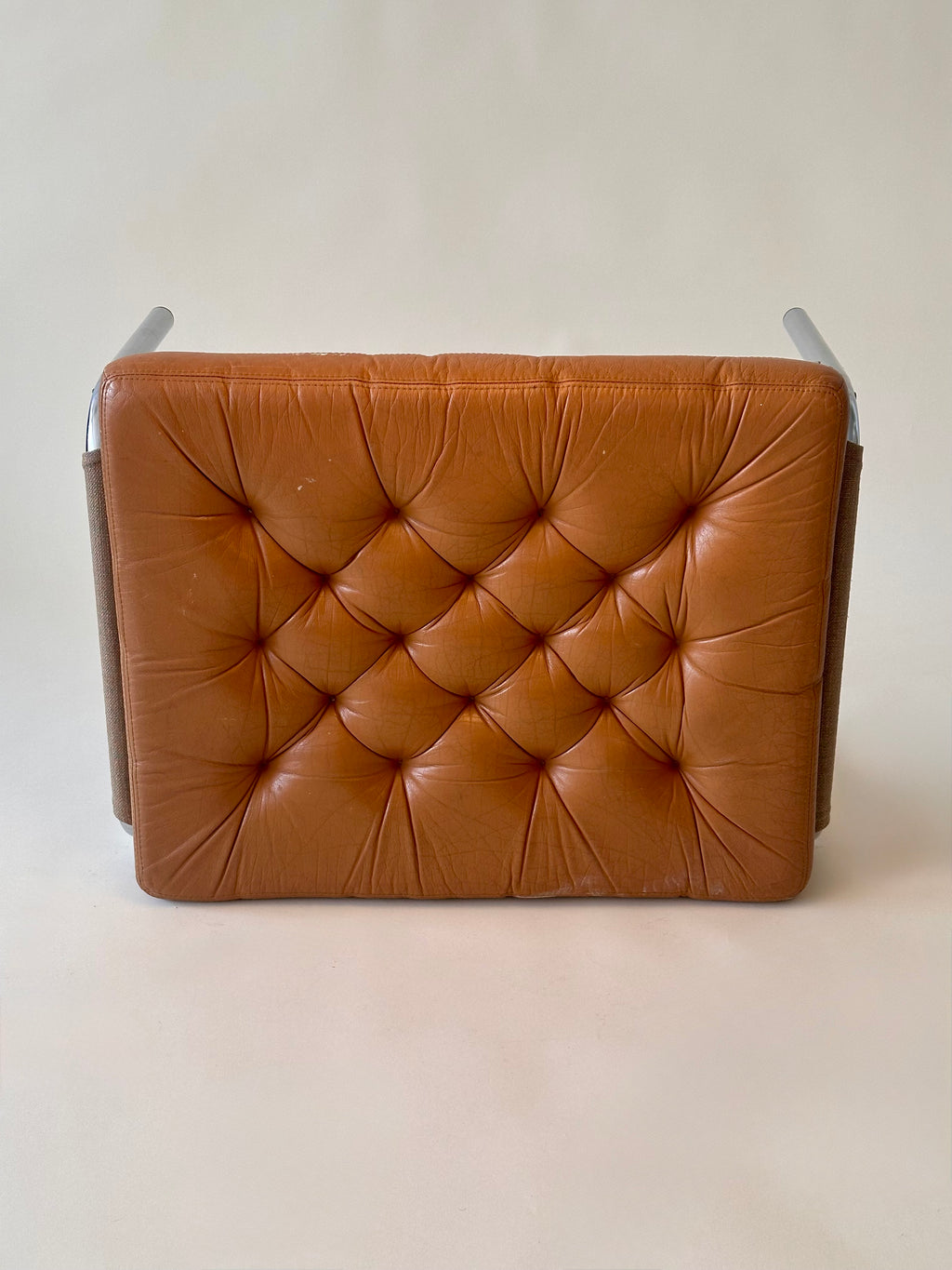 Repose-pied "Bore" en cuir véritable par Noboru Nakamura pour Ikea