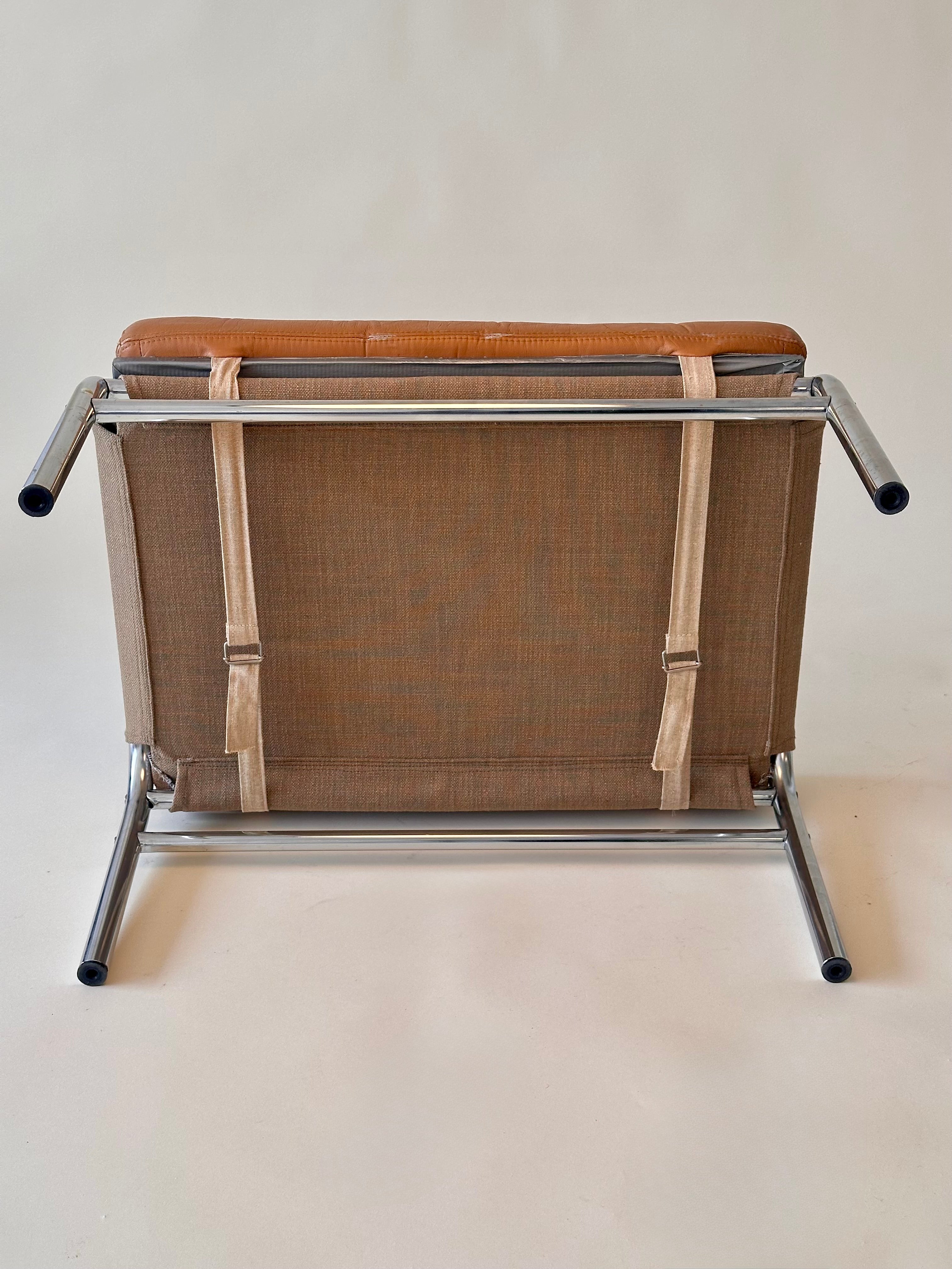 Repose-pied "Bore" en cuir véritable par Noboru Nakamura pour Ikea