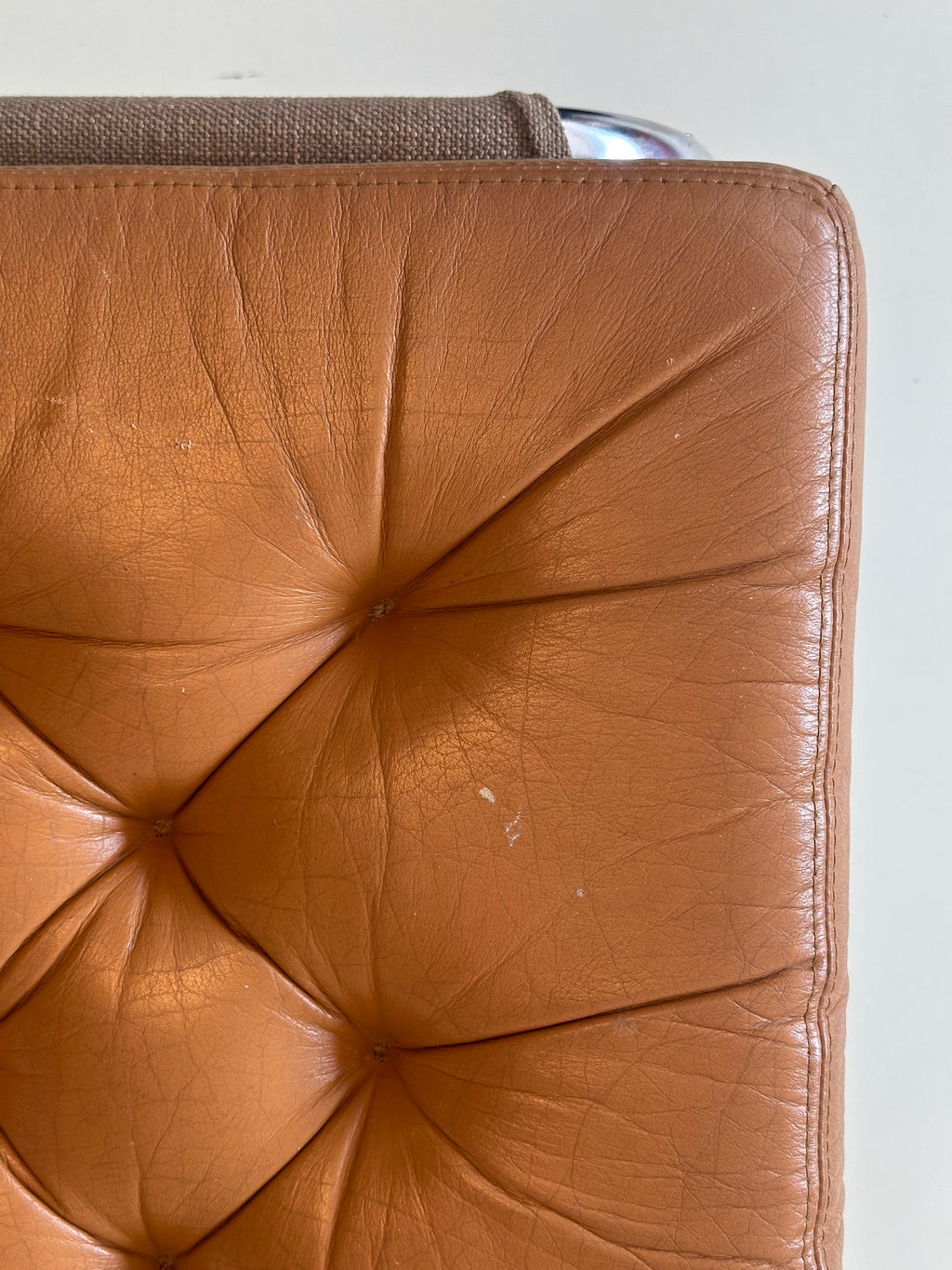 Repose-pied "Bore" en cuir véritable par Noboru Nakamura pour Ikea
