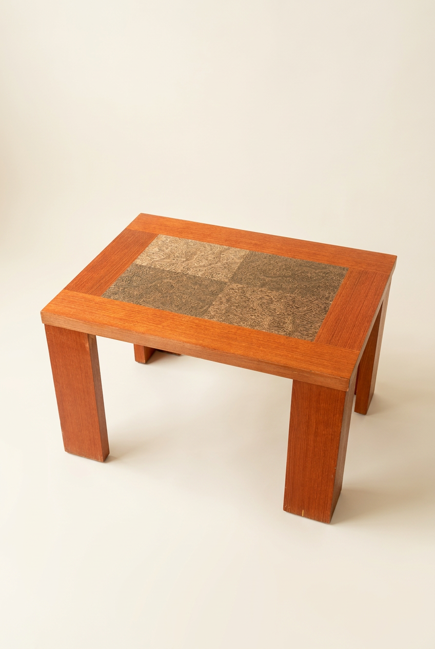 Tables sur fond crème, vue 3